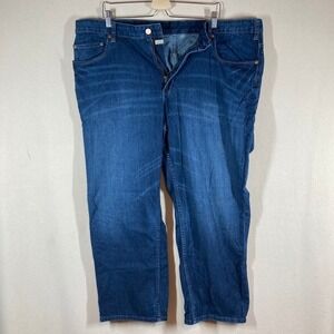 Tommy Bahama Standard Fit Mens Jeans 42x28.5 Blue Medium Casual Preppy Coastal